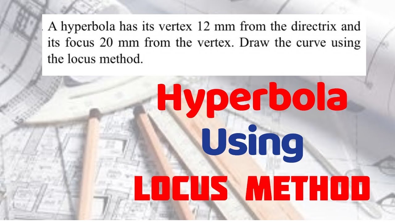 HYPERBOLA with no eccentricity in | Technical drawing | Engineering drawing