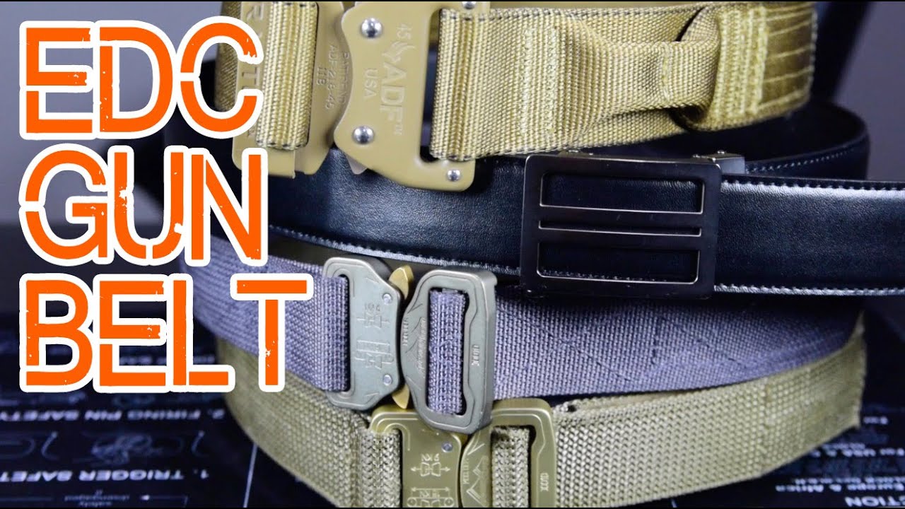 EDC Gun Belt - Belt options for concealed carry
