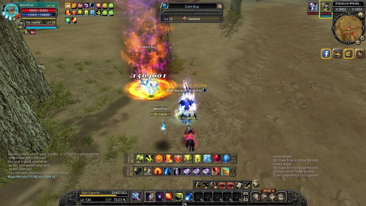 Silkroad Online İsro Sro Theia WTS 134Lv FuLL İnt SS Devil 15+15 Legend Spear BesT OF KiNG Char