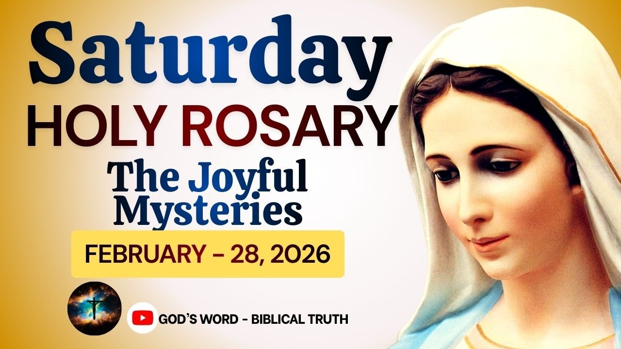 Holy Rosary (Feb 28, 2026) | Joyful Mysteries | How to Pray the Rosary | Saturday Rosary