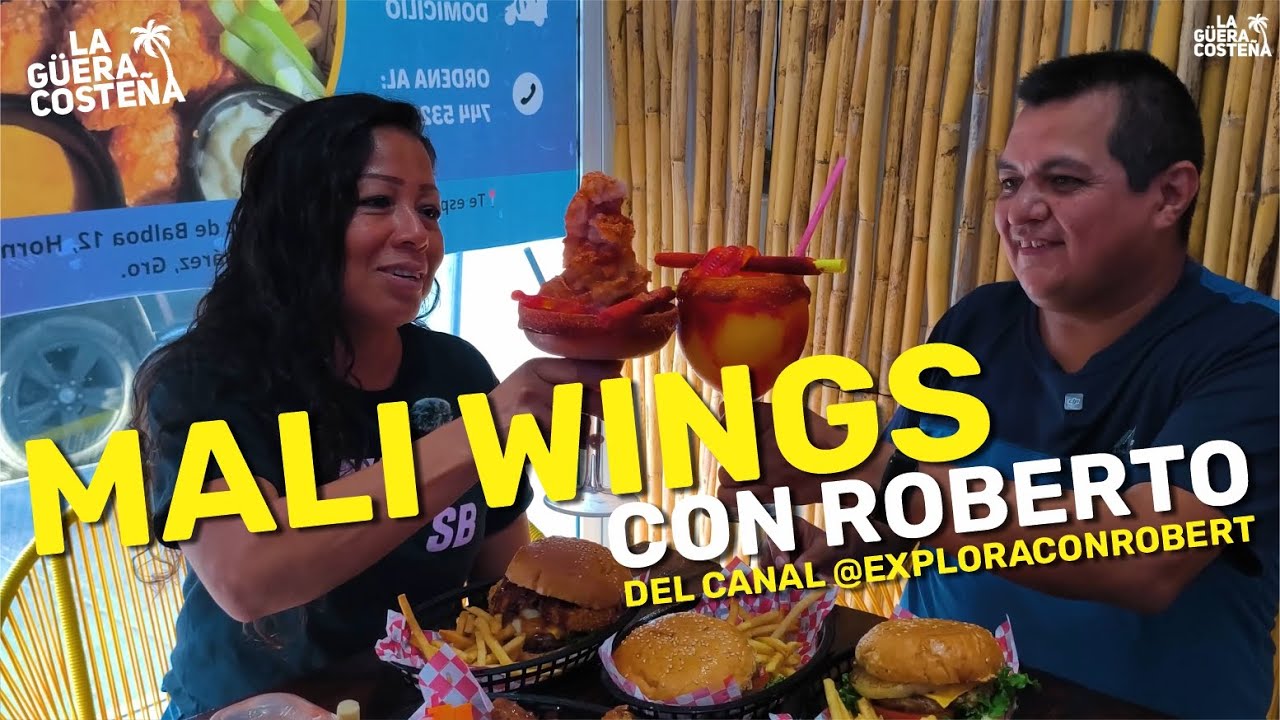 ¡LLEVAMOS A ROBERT DEL CANAL @Explora con Robert A MALI WINGS! AL BUFFET DE HAMBURGUESAS