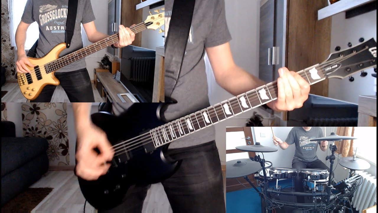 Till Lindemann - Du hast kein Herz cover (guitar, bass, drums)