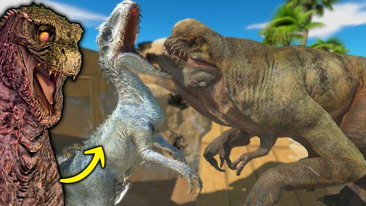 D-Rex vs Indominus Rex in ARBS
