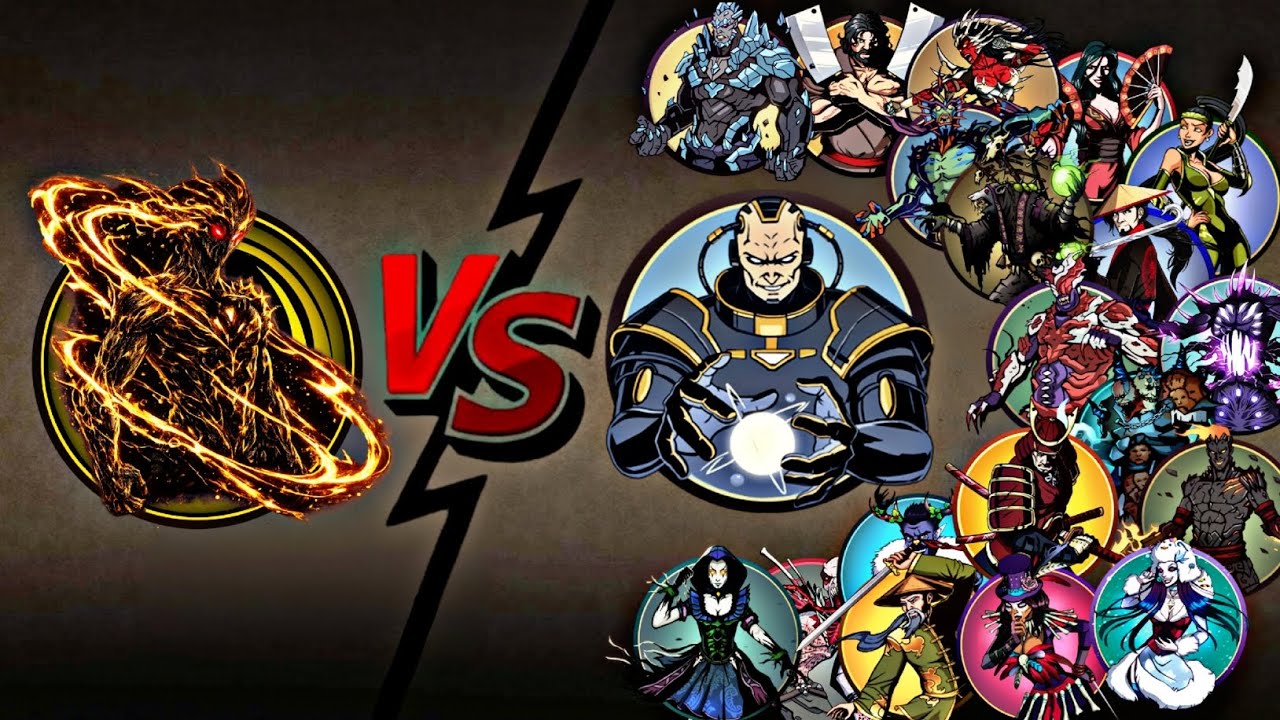 Shadow Fight 2 God Shadow Vs All Bosses