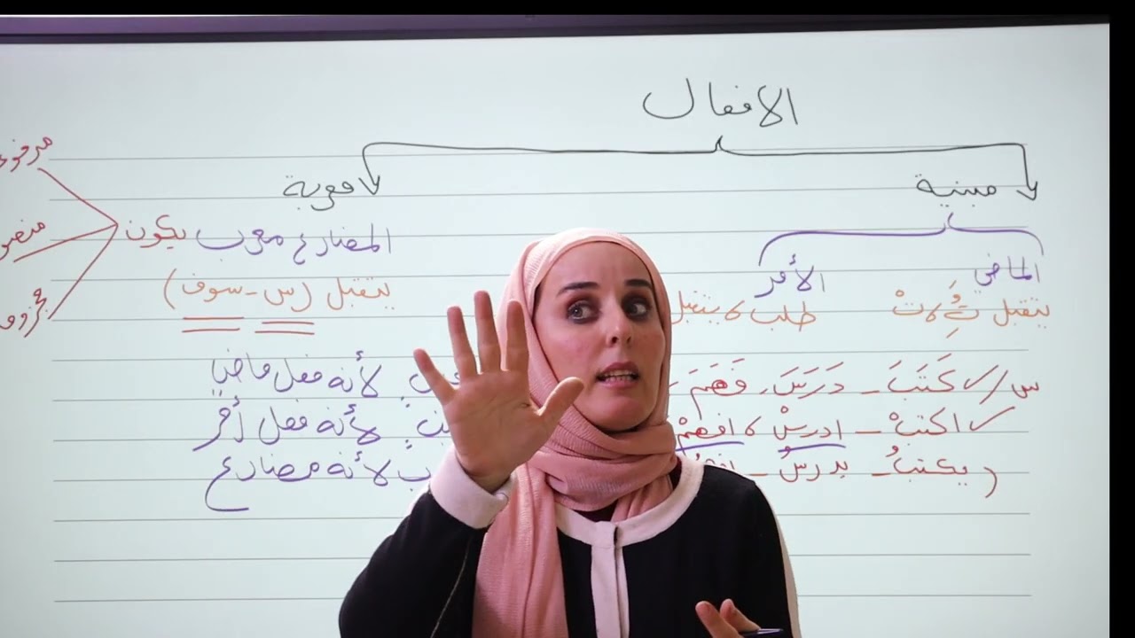 المعرب و المبني الاول متوسط وحل التمارين