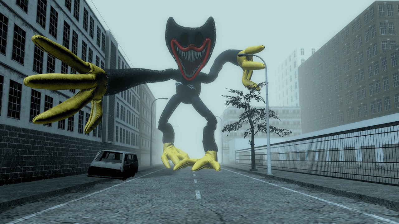 Surviving Huge Nightmare Huggy Wuggy Poppy Playtime | Garry's Mod