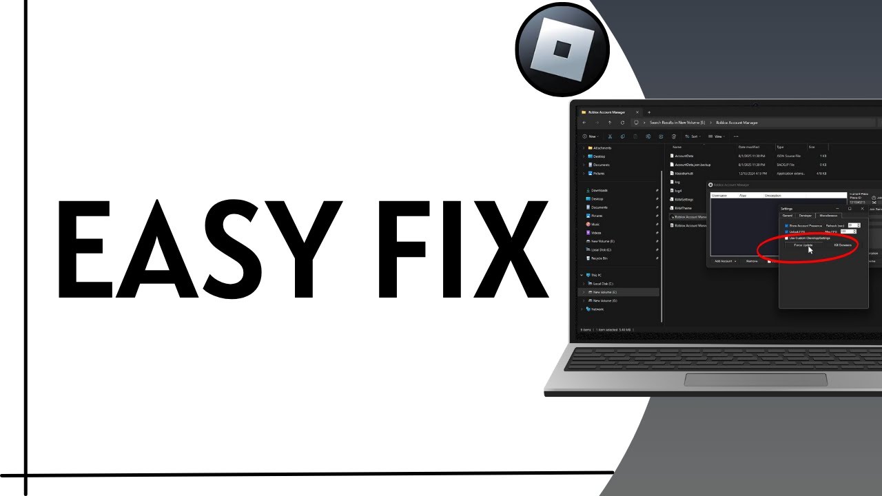 How To Fix Roblox Account Manager Not Working | Step-by-Step Solution 2025