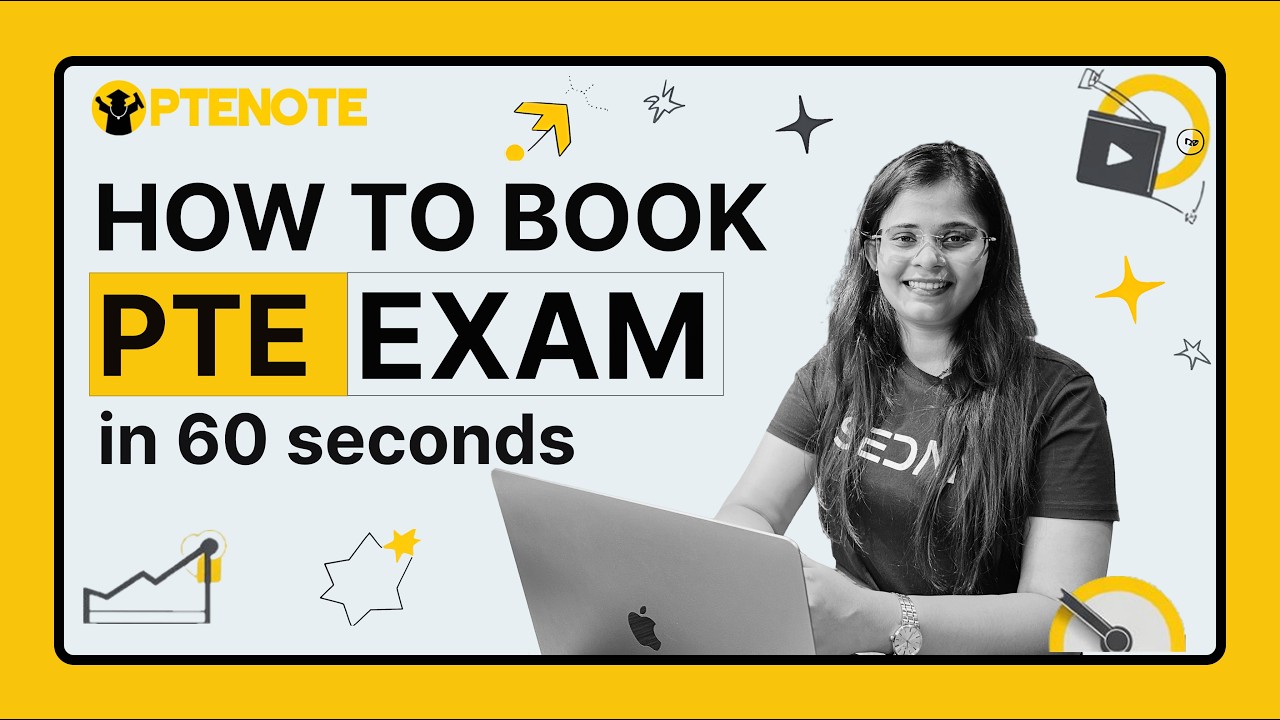 How to book your PTE exam in 60 seconds? | PTENOTE 