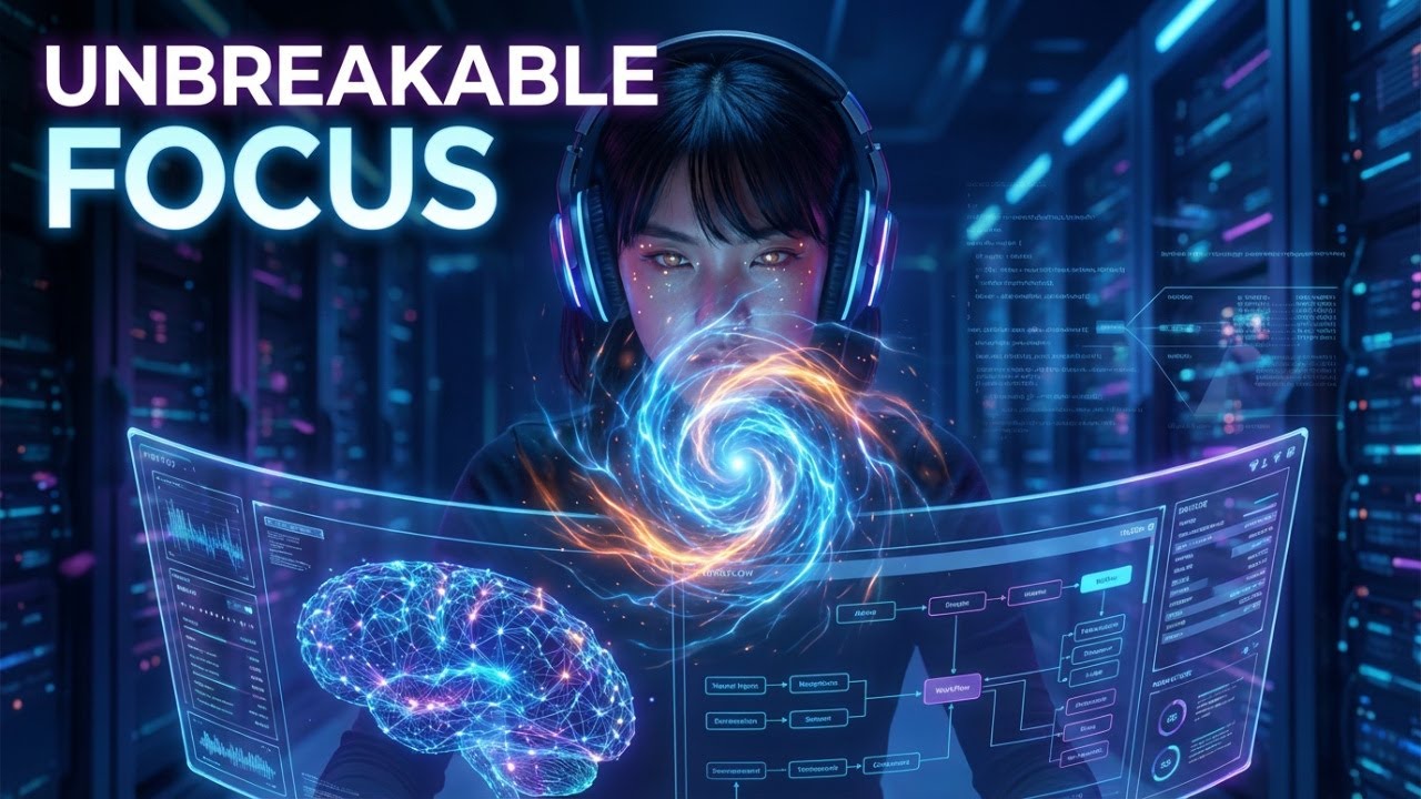 Productive Focus Zone | Background Music for Deep Concentration & Workflow