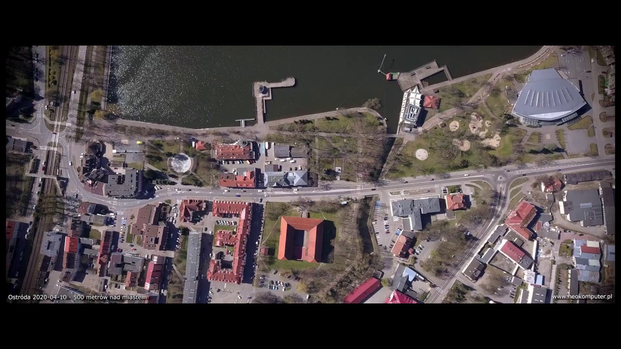 Ostróda 2020 - 500 metrów nad miastem  (4K)