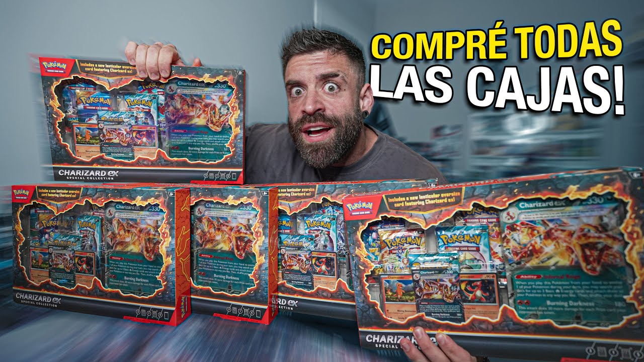 COMPRÉ TODAS LAS CAJAS DE POKEMON PARA BUSCAR LA CARTA MÁS CARA