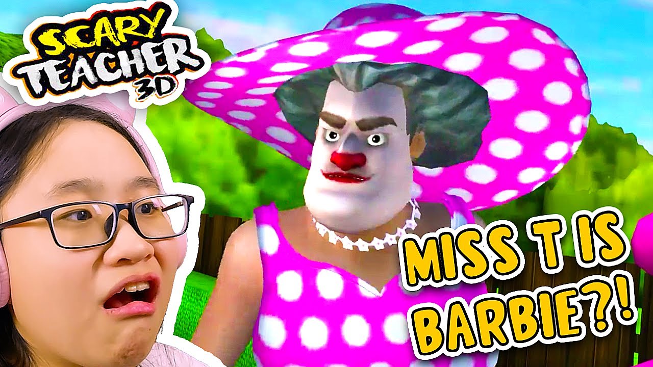 Scary Teacher 3D 2023 - Miss T is Barbie?!! - Part 72 (Clowning Around)