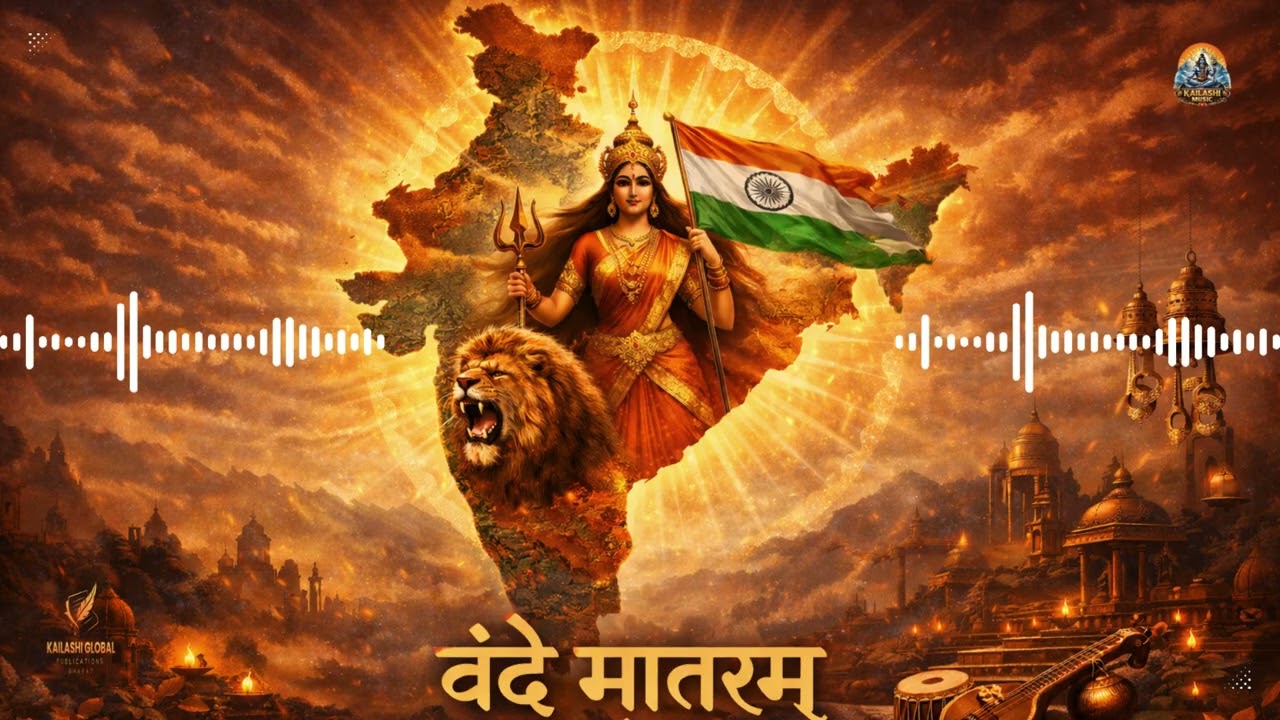 वंदे मातरम् | VANDE MATARAM | राष्ट्रभक्ति गीत | बंकिम चंद्र चटोपाध्याय @KailashiMusic