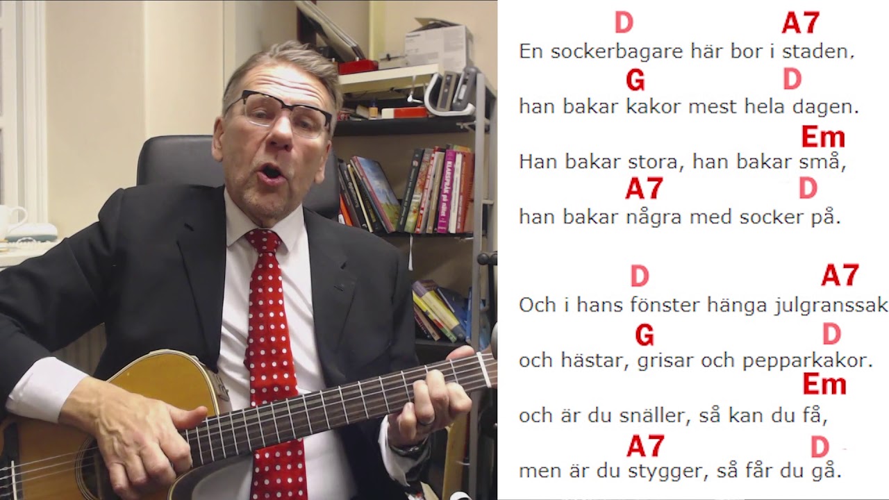 L&auml;r dig spela gitarr - Gitarr f&ouml;r nyb&ouml;rjare - En sockerbagare - Janne H&ouml;ijer