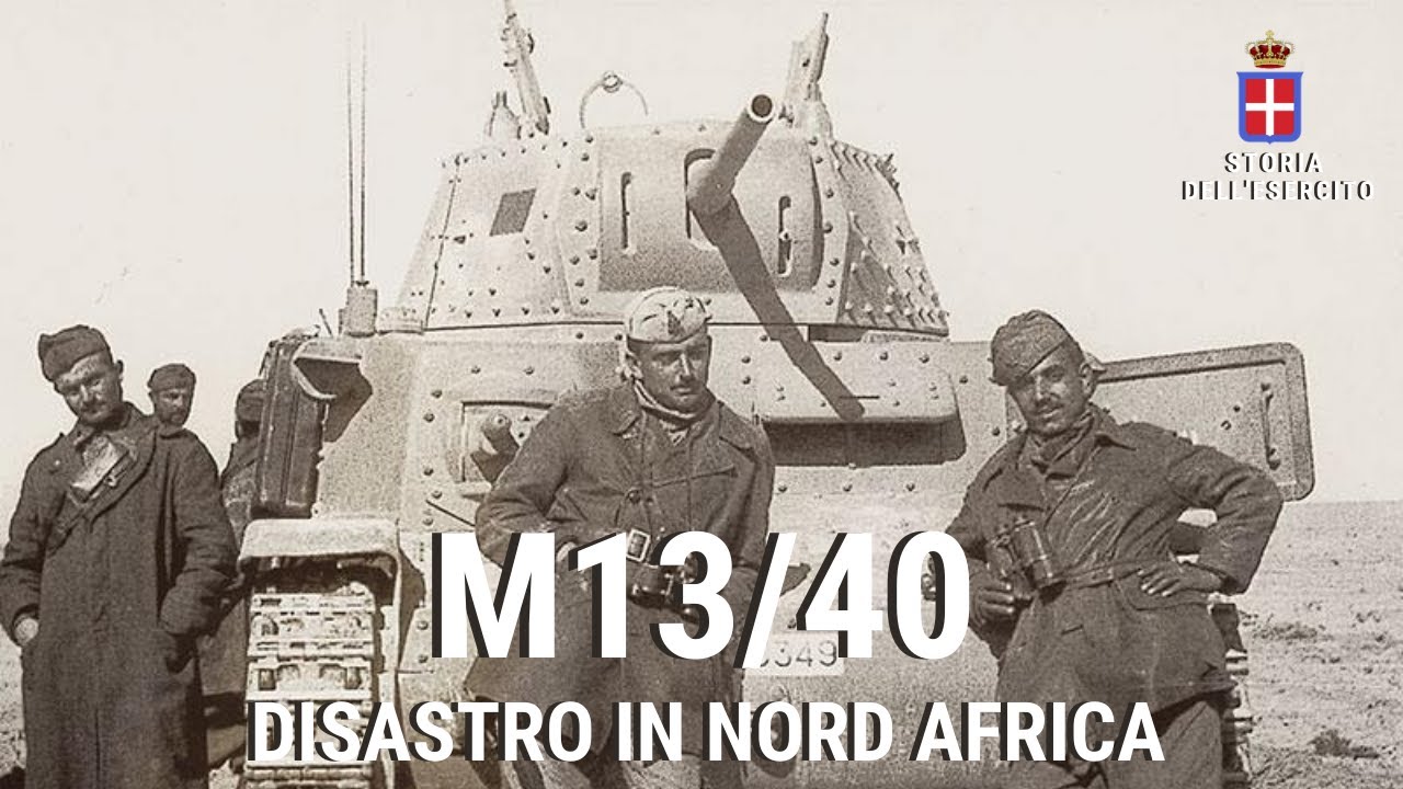 Disastro in Nord Africa per i Carri M13/40 , relazione Andreani