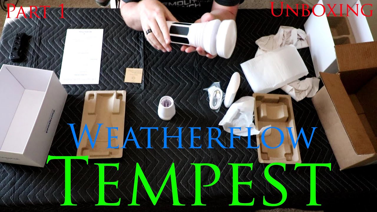 Weatherflow Tempest First weather station! - Part 1: Unboxing