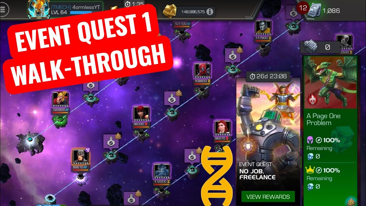 MCOC NEW January EQ!! Quest 1 Guide, Mutant Domination!!