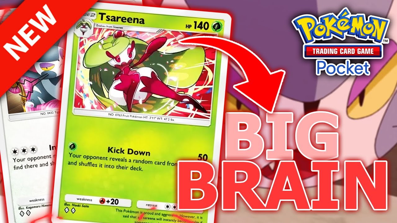 This PURUGLY And TSAREENA Strategy Is GENIUS! | Pokemon TCG Pocket