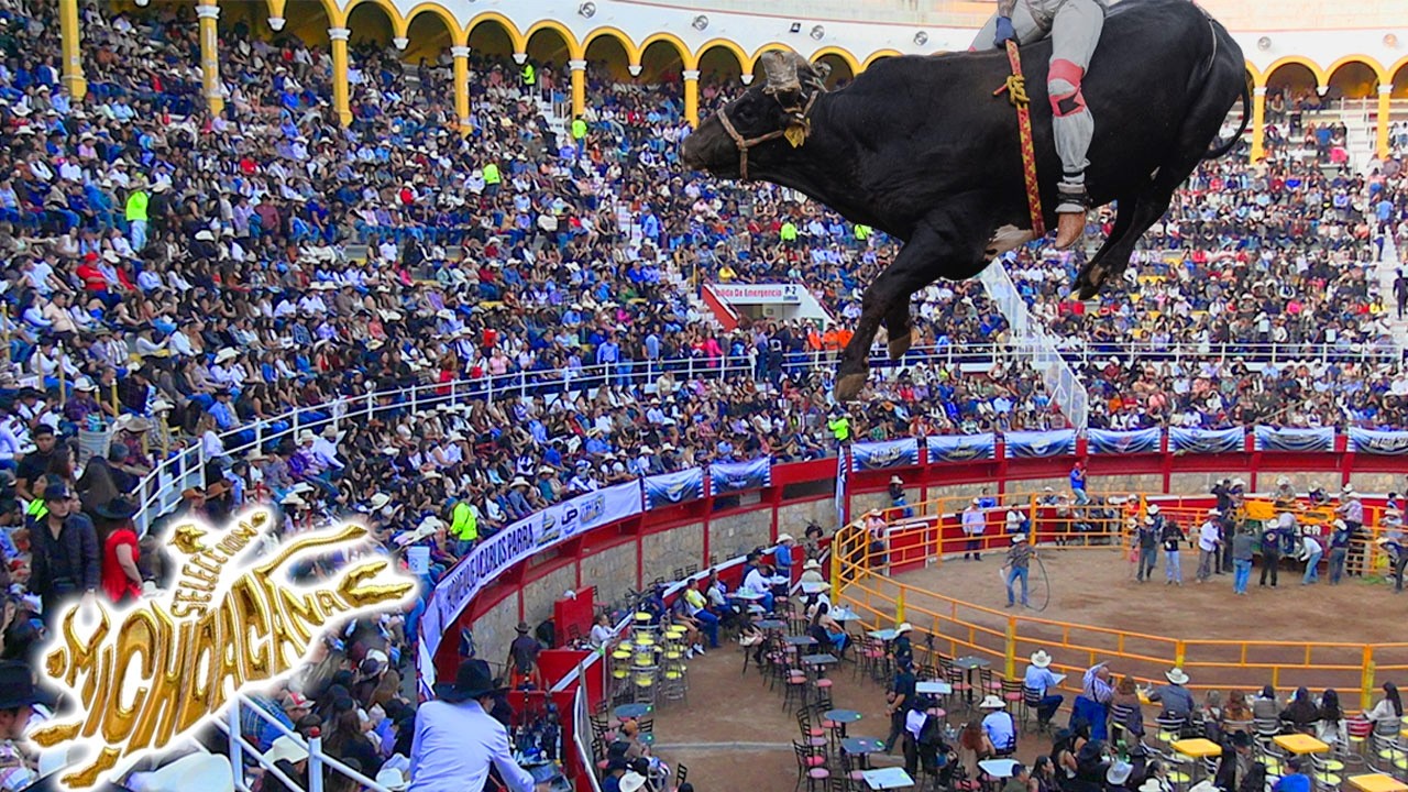 ¡MAS MEXICANOS QUE EL CHILE TOROS DE SELECCION MICHOACANA! JARIPEO EN LA MONUMENTAL DE MORELIA 2025