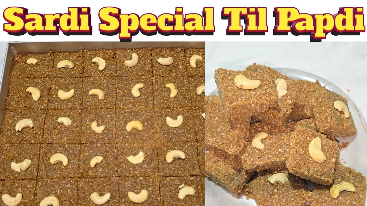 Thandi Mein Khane Wali Healthy And Tasty Til Papdi Ya Til Barfi @Cookingwithkhann 
