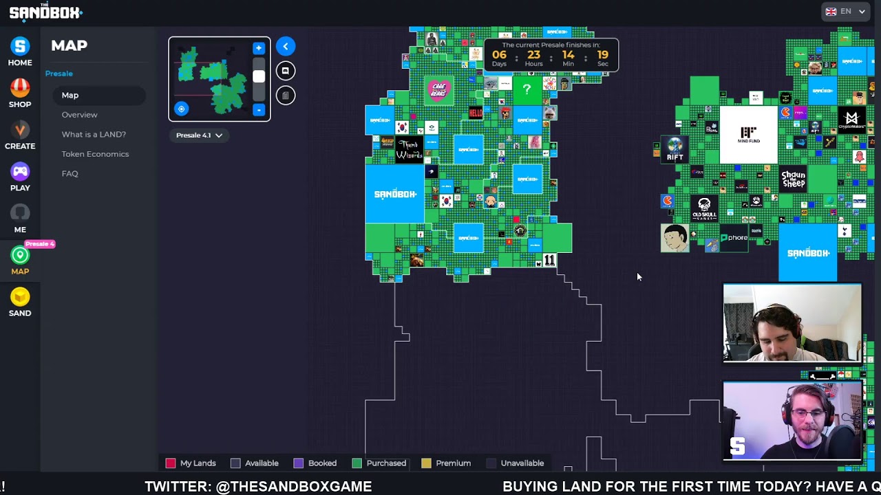 The Sandbox Live Streams - LAND Presale 4.2 Pre-Event Show - Sept. 18, 2020