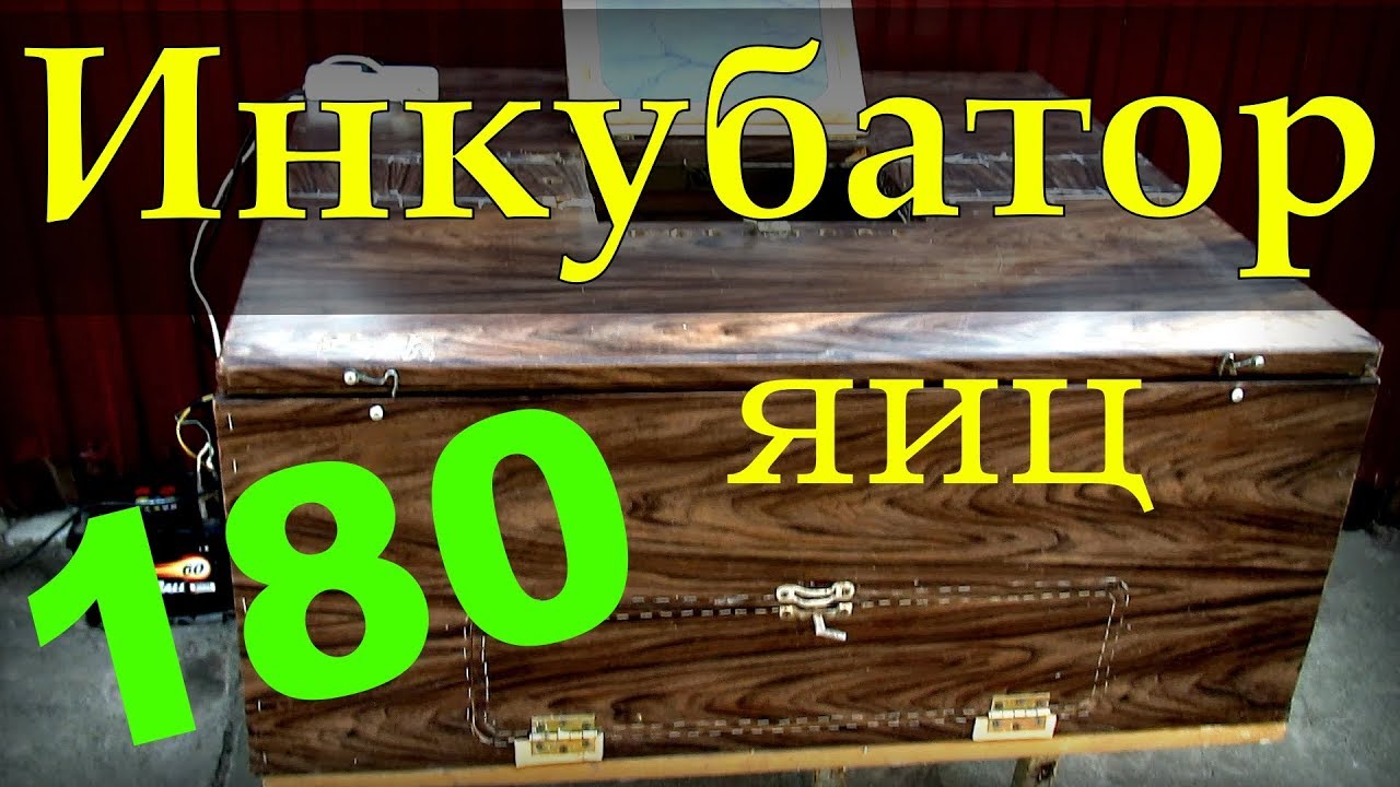 Инкубатор на 180 яиц с механическим переворотом своими руками. Гаражные самоделки