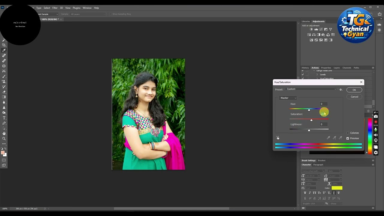 Photoshop me action kaise banaye ! 