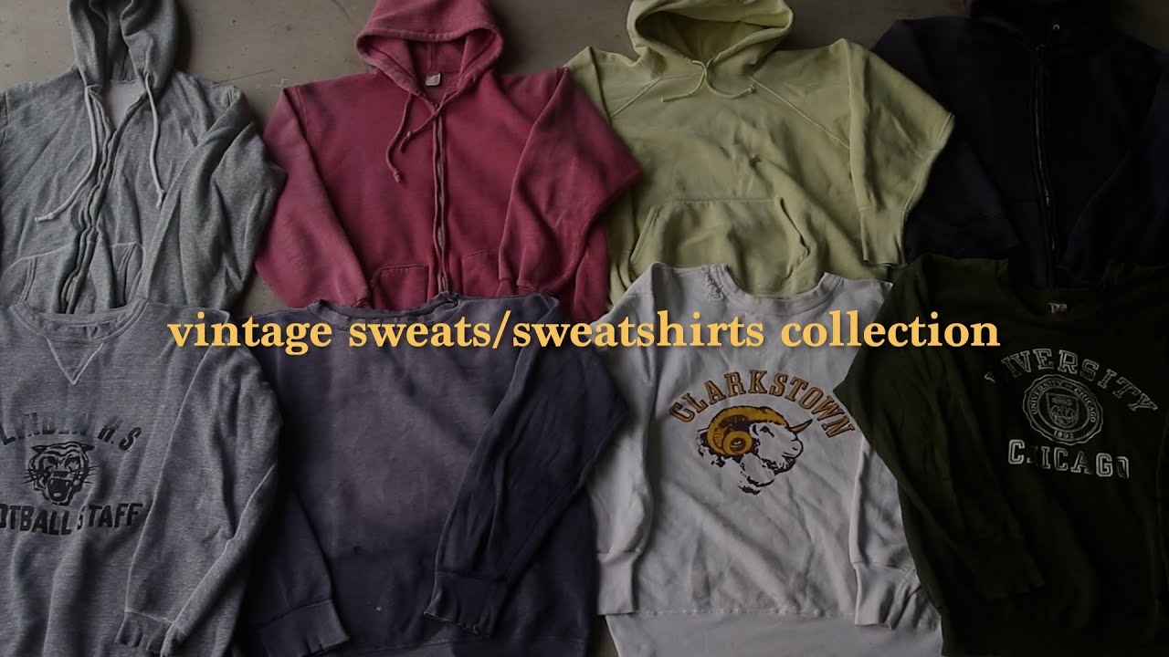 my true vintage sweatshirt collection (50s-60s)