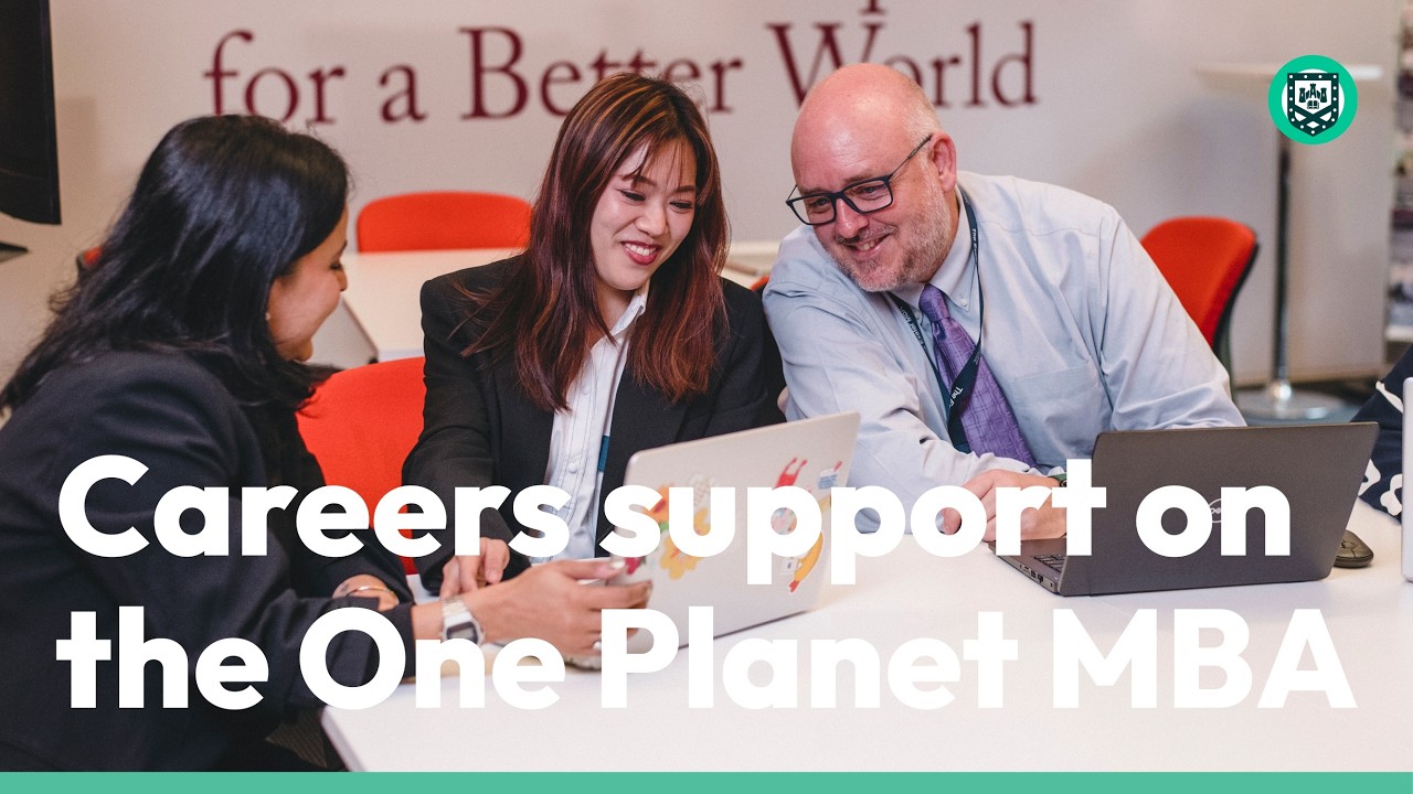 Поддержка карьеры на программе One Planet MBA в Эксетерском университете