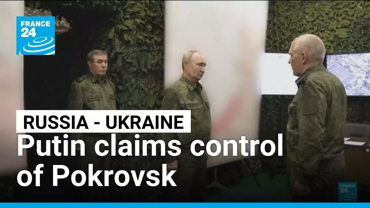 Russia claims control of Pokrovsk &bull; FRANCE 24 English
