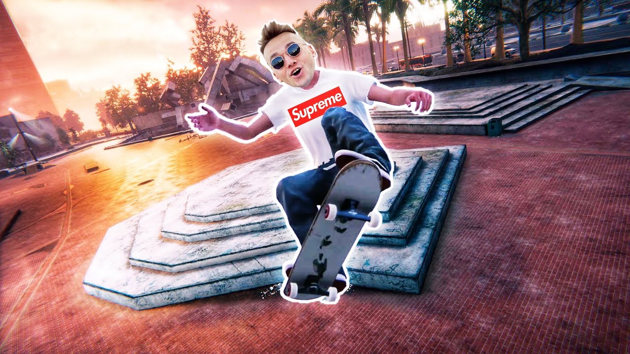 SUPREME СКЕЙТБОРДИНГ В SKATER XL!