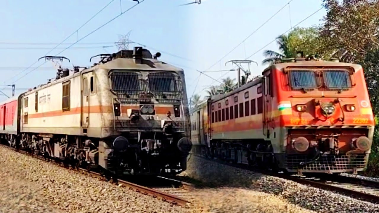 Busy Railgate Skip। Fast Wap7 Garib Rath & Wap4 Intercity+Tista Torsa Express+EMU Local Train's।। IR