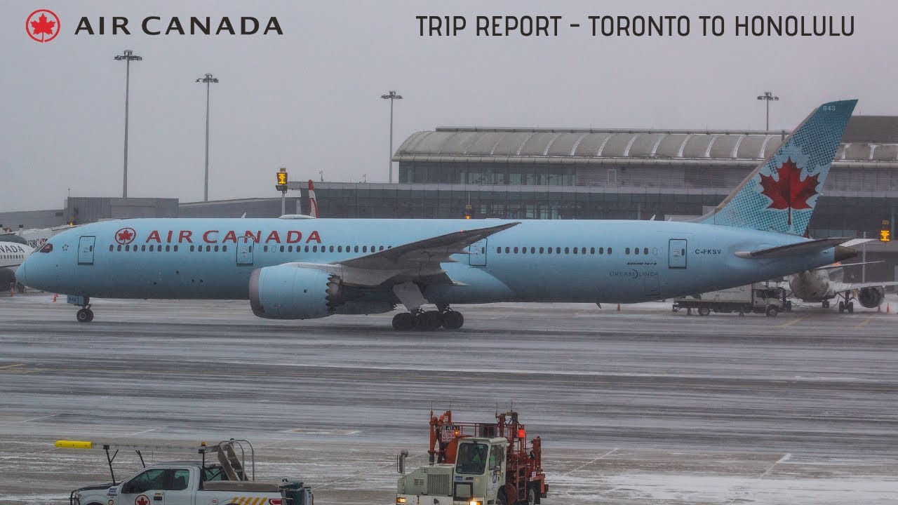 TRIP REPORT | Air Canada - Boeing 787-9 Dreamliner - Toronto (YYZ) to Honolulu (HNL) | Economy