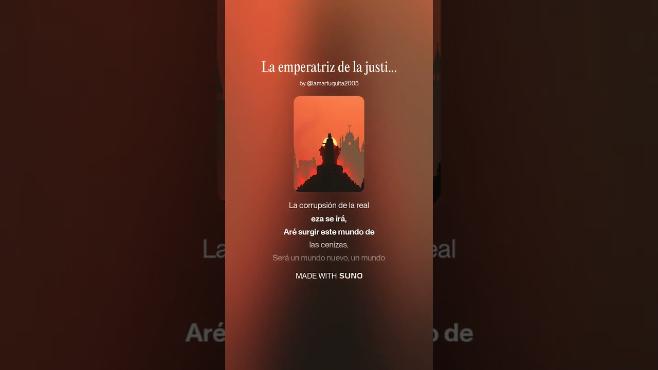 Esta canción es para los que no toleran las injusticias |  La emperatriz de la justicia
