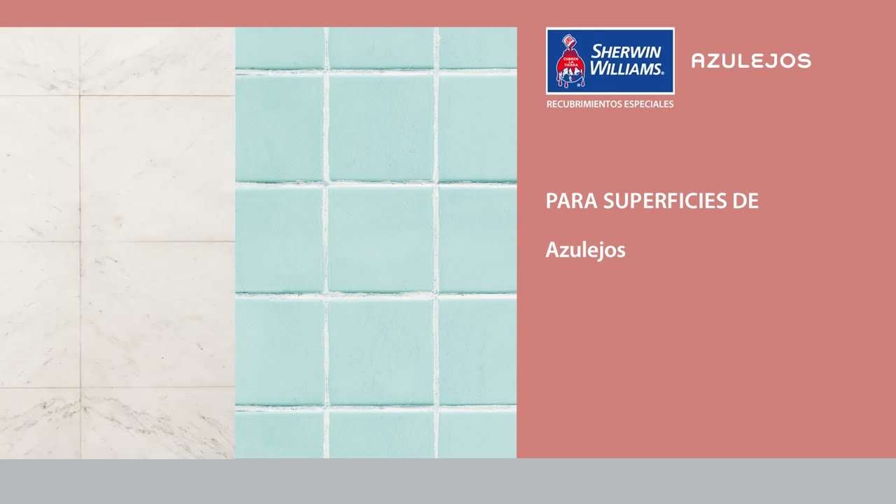 Azulejos, Cer&aacute;micas Esmaltadas y Vidrios de Sherwin-Williams
