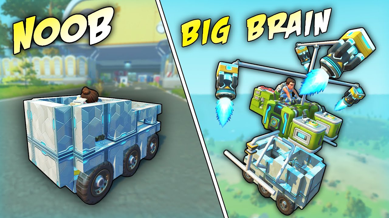 AIRLIFTING Our TANK To Warehouses was a HILARIOUS Disaster (Scrap Mechanic Co-op Survival Ep. 61)