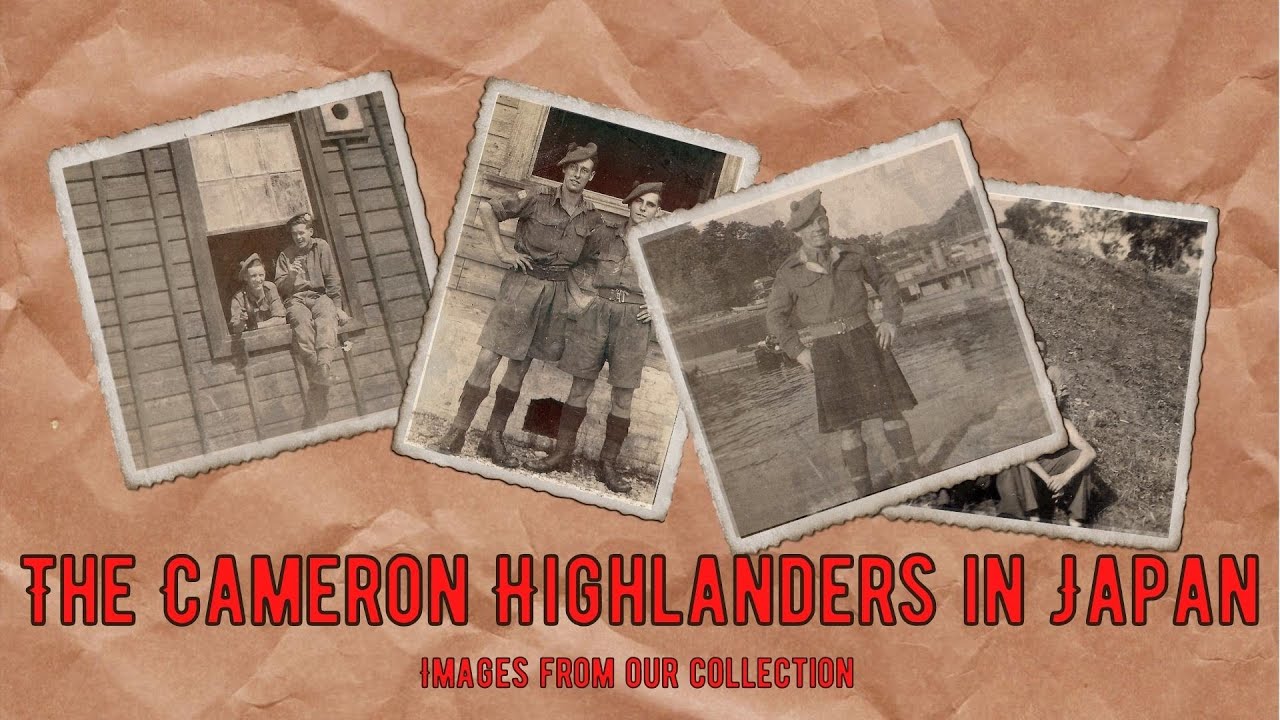 1st Queens Own Cameron Highlanders in Japan (Images from our collection)
