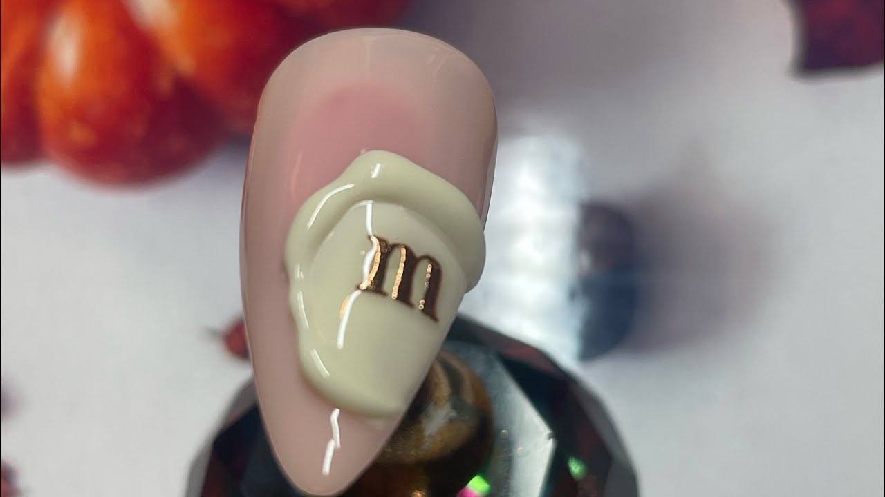 Korean trend malrang / wax seal nail using regular nail products