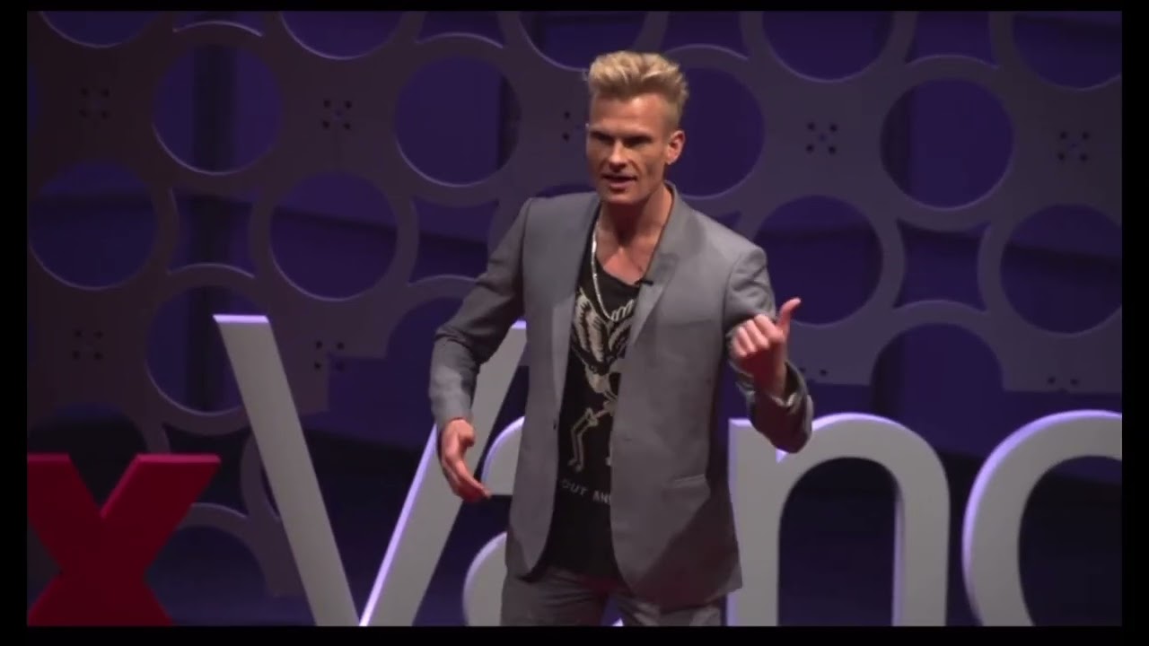 Ryan Guldemond on TED Talk, but he doesn't know what to do with himself and it’s awkward