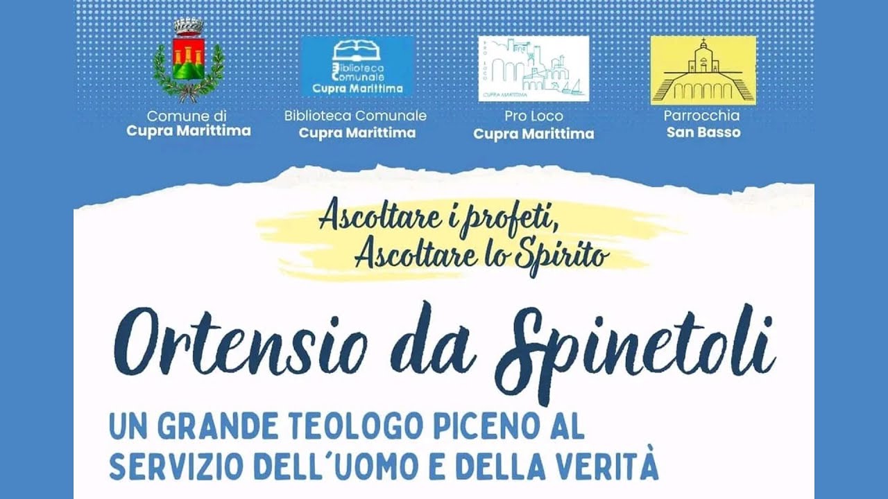 Ortensio da Spinetoli - un grande teologo piceno al servizio dell'uomo e della verità