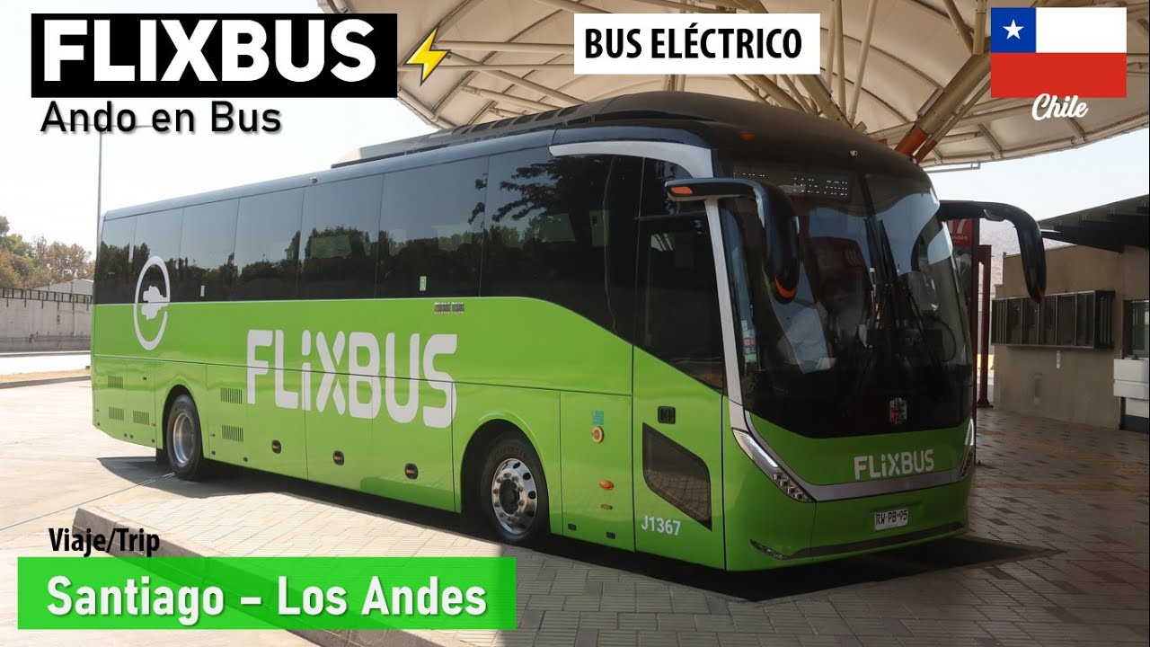 Travel FLIXBUS ЧИЛИ САНТЬЯГО ЛОС-АНДЕС, Электрический автобус ZhongTong LCK6129H EVG RWPB95