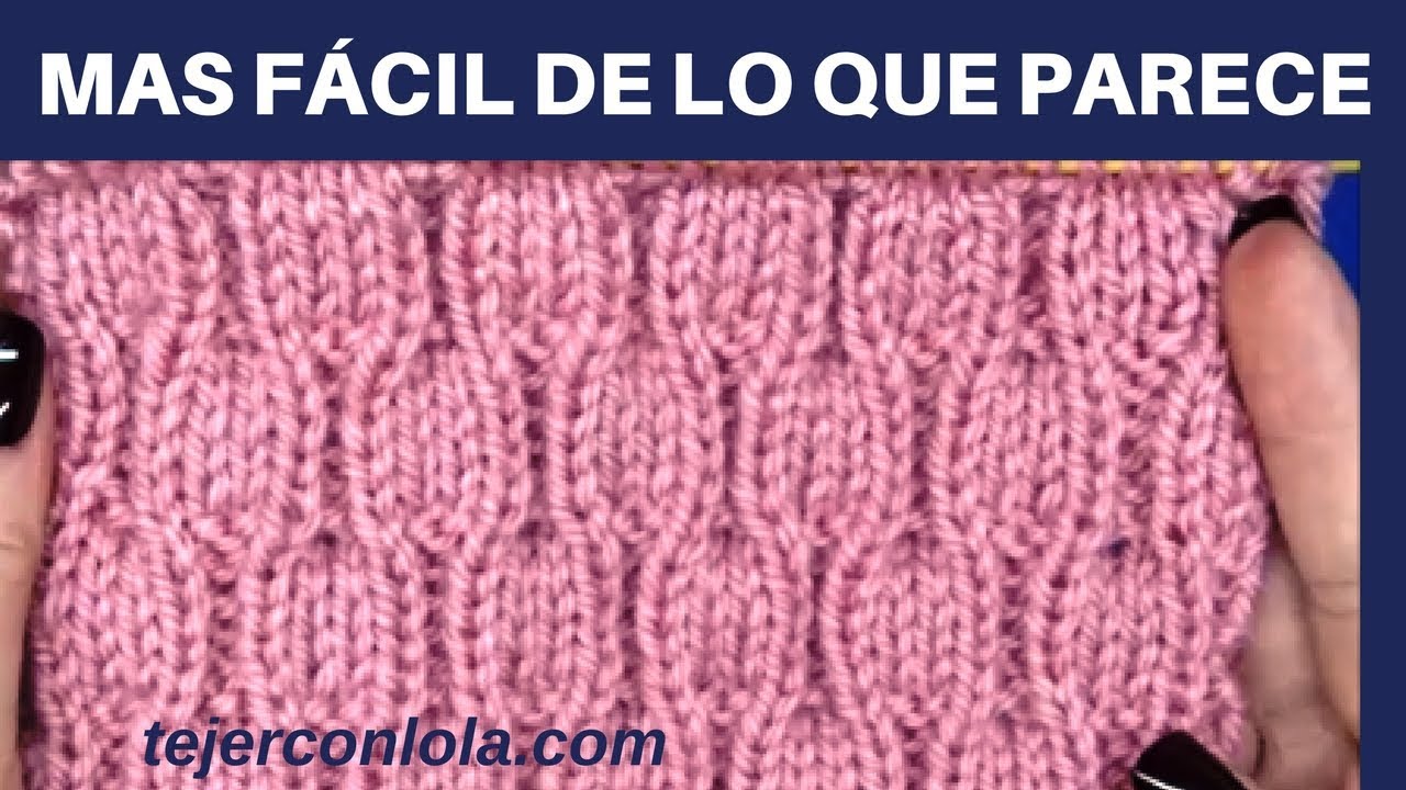 PUNTO A DOS AGUJAS🥢 | Más FÁCIL de lo que parece...✅