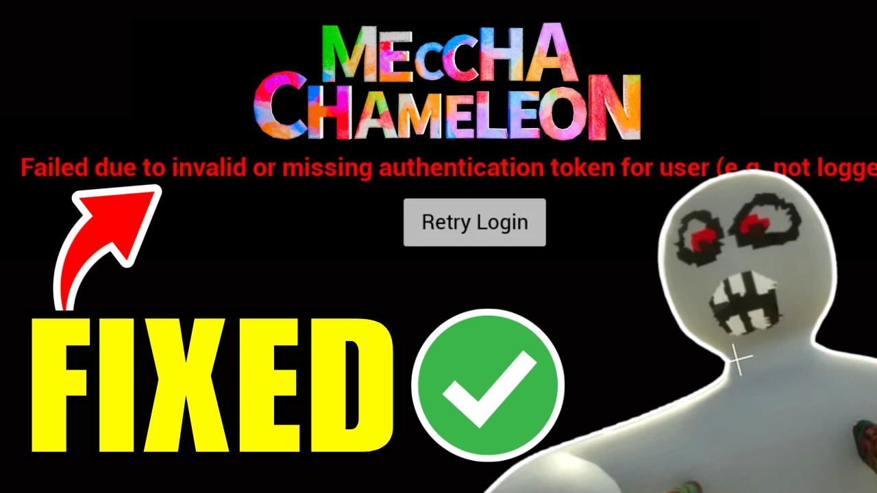 Mecha Chameleon: Исправление ошибки с неверным или отсутствующим токеном аутентификации | Полное ...