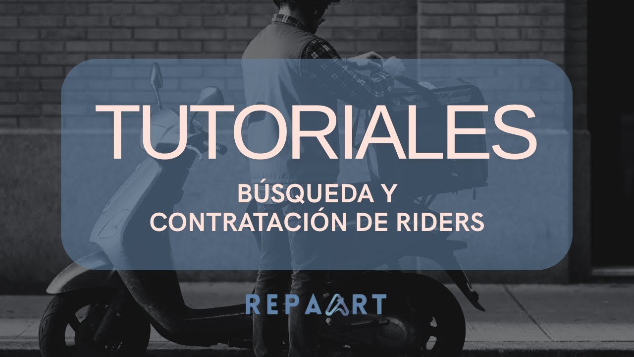 REPAART -  BÚSQUEDA Y CONTRATACIÓN DE RIDERS