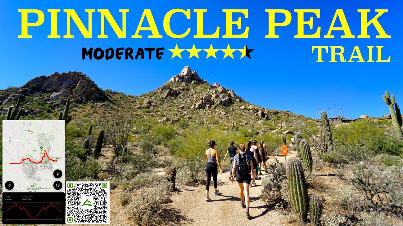 Pinnacle Peak Trail (Full Hike) - Scottsdale, Arizona USA 4K