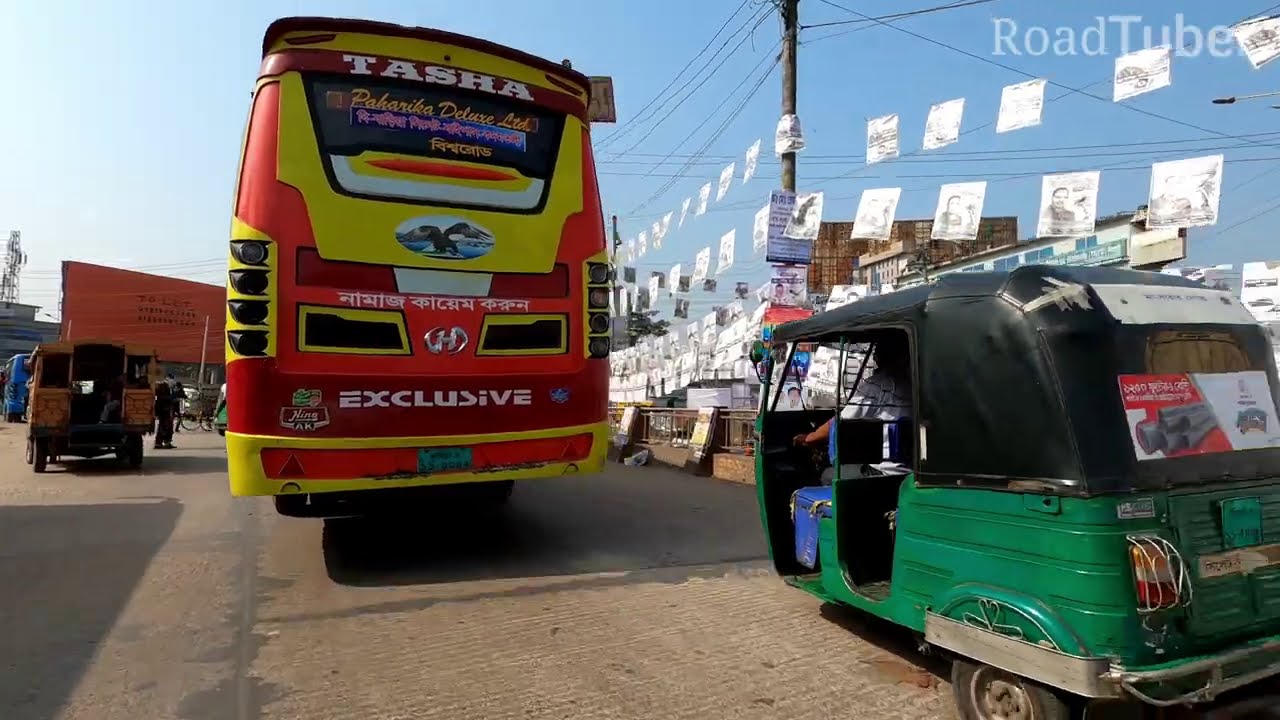 Bangladesh Highway Drive 4K | Sylhet to Aushkandi | Road Tuber