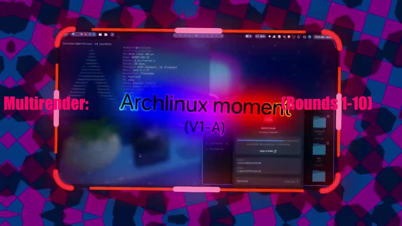 [Pi Day 2/2] @MagicalSebOfficial216's Archlinux moment V1-A Multirender (Rounds 1-10)