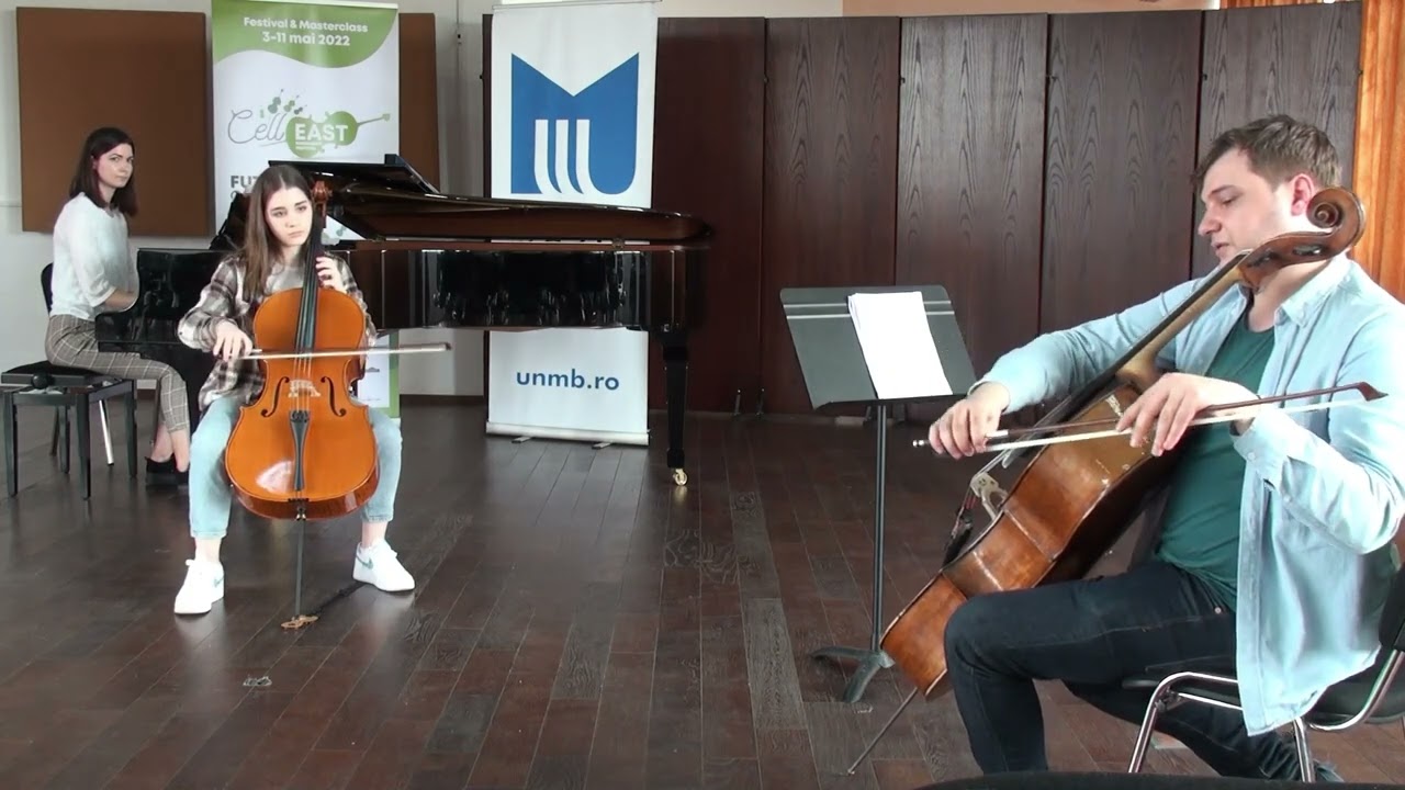 CellEAST Festival & MasterClass - Raluca Gheboianu & Prof. Andrei Ionita