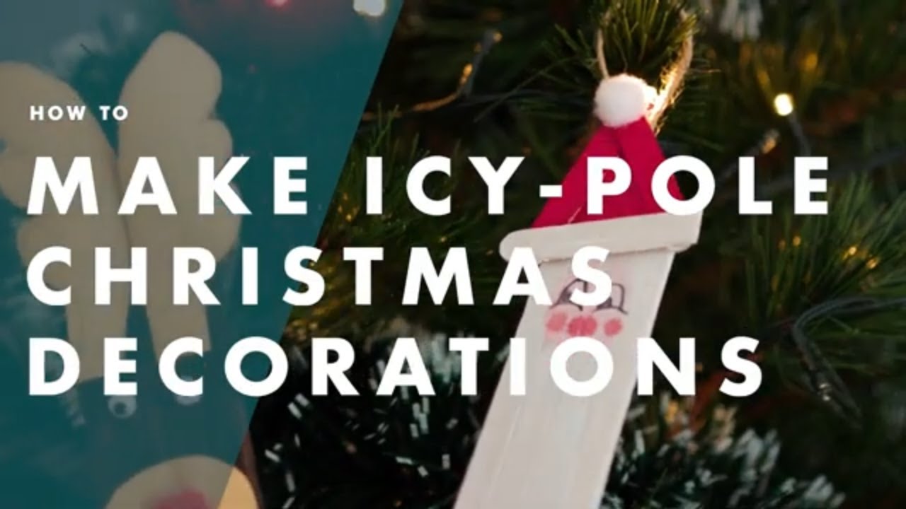 How To Make Icy Pole Christmas Decorations | Bunnings Warehouse
