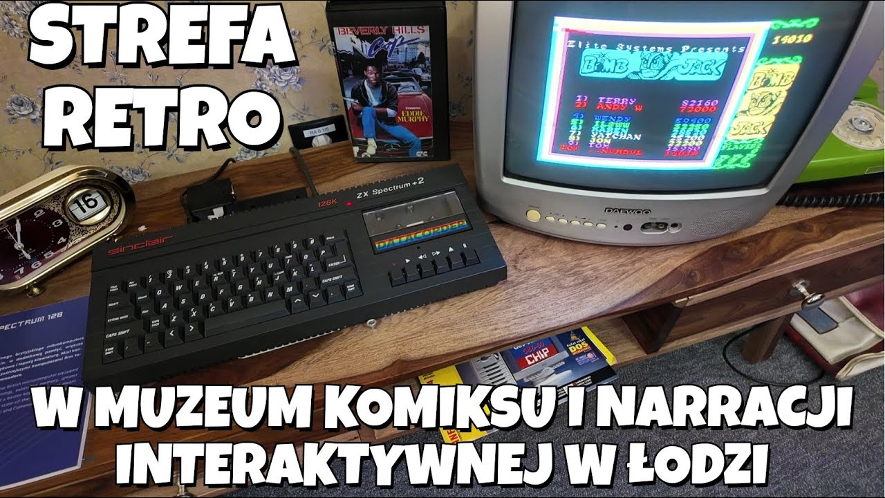 🕹️ Strefa Retro w Centrum Komiksu i Narracji Interaktywnej w Łodzi